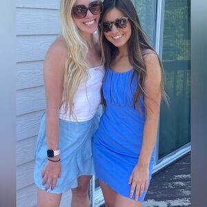 Wild Fable Vibrant Blue Mini Dress